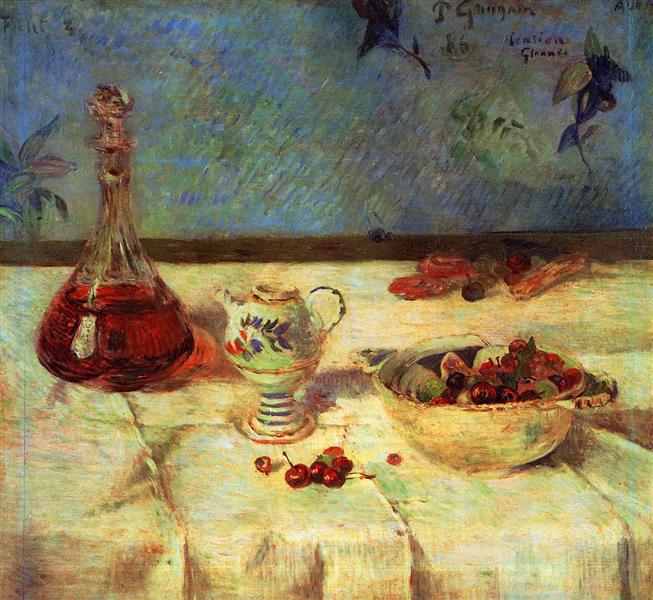 Still Life with Cherries - 1886