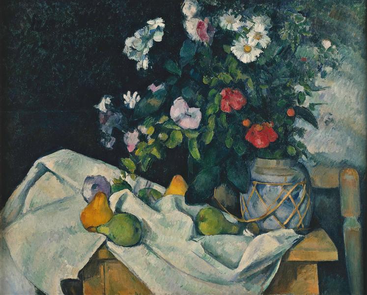 Still Life with Flowers and Fruit - 1890