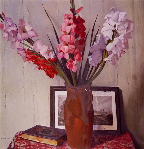 Still Life With gladiolos - 1924