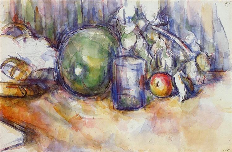 Still Life with Green Melon - 1906