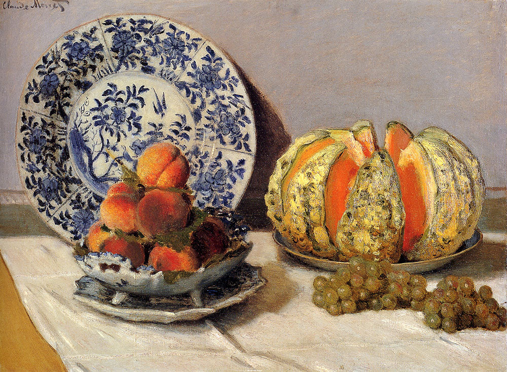 Bodegón med melon
