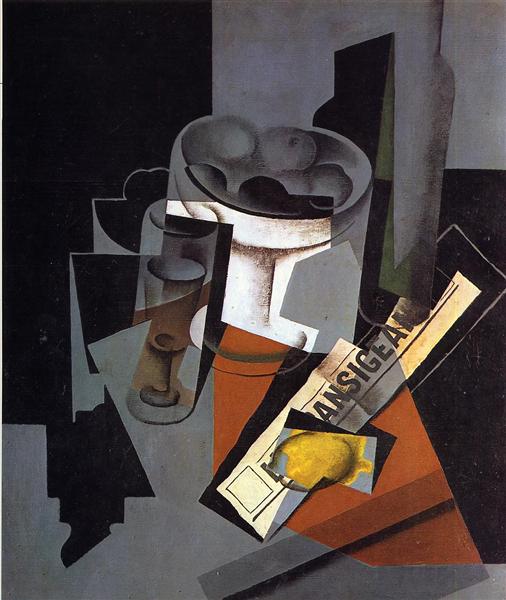 Still Life with Newspaper - 1916