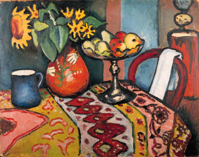 Stillen Mit Sonnenblumen II - 1911