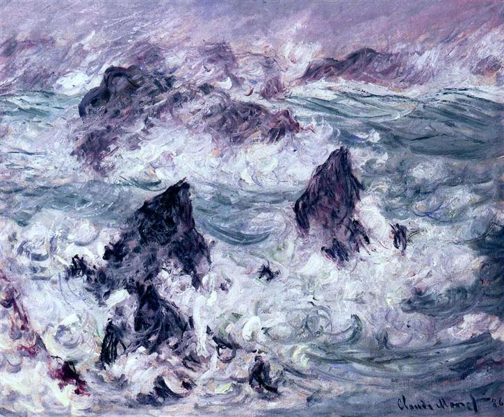 Tempestade em Belle-Ile - 1886