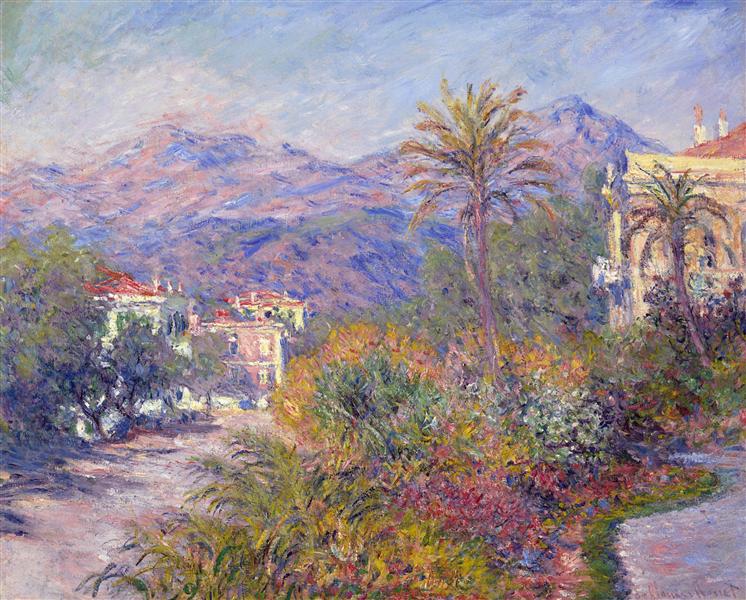 Strada Romada på Bordighera - 1884