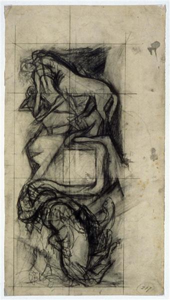 Strangulation of Mythology - Study - 1930