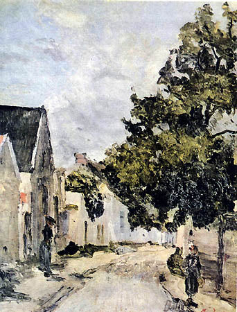 Barbizon Street pendant l'été