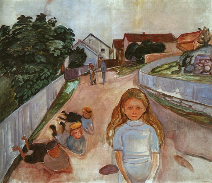 Street in Asgardstrand - 1902