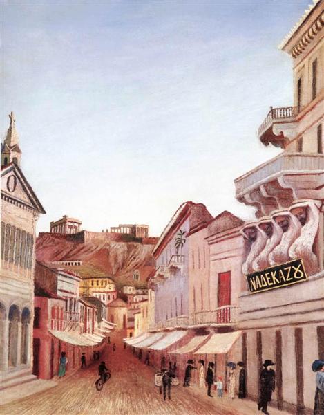 Street in Atene - 1904