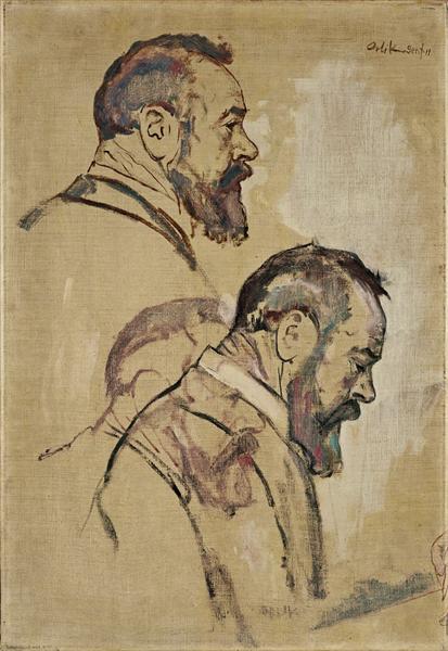 Self -Portrait -Studien - 1911