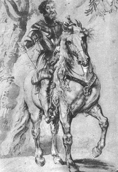 Study for an equestrian portrait of the Duke of Lerma - 1603