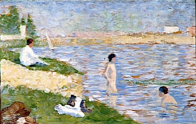 Study for & quot; bathers in Asnières & quot; - 1883