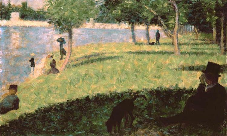 Estudo para 'La Grande Jatte' - 1885