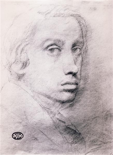 Studie für Self -Portrait - 1855