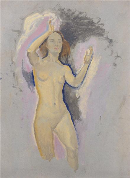 Studie für Venus in der Grotte - 1914