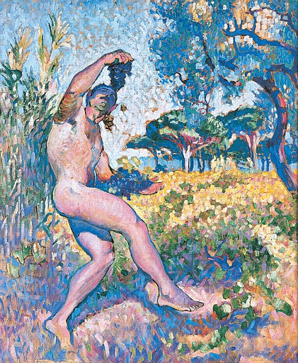 J'étudie la faune. L'homme avec le bouquet 1905 