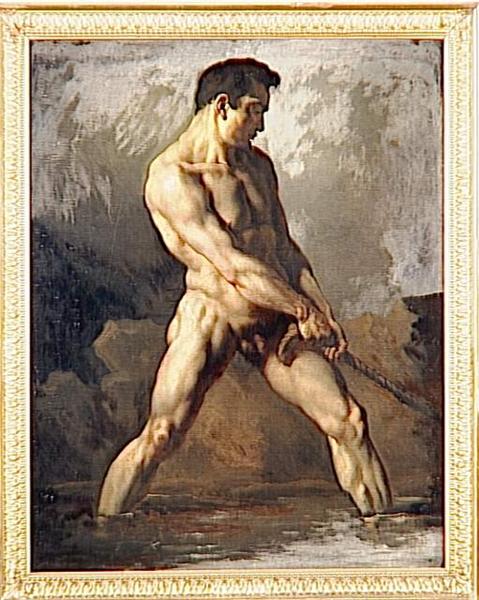 Study of a male nude