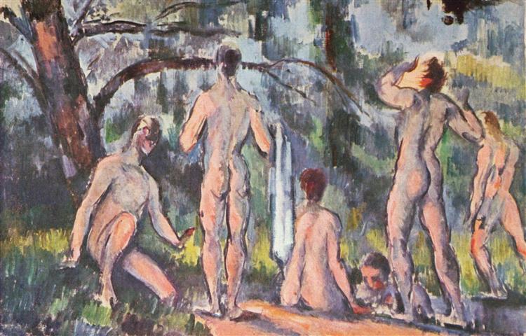 Study of Bathers - 1898