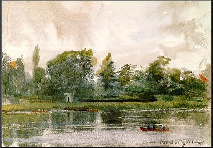 Landscape study in Richmond - 1882