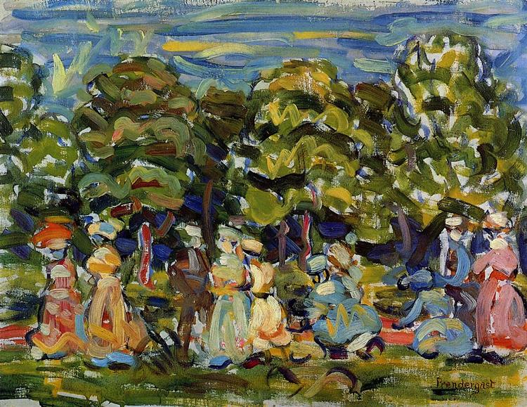 Summer in the park - 1910