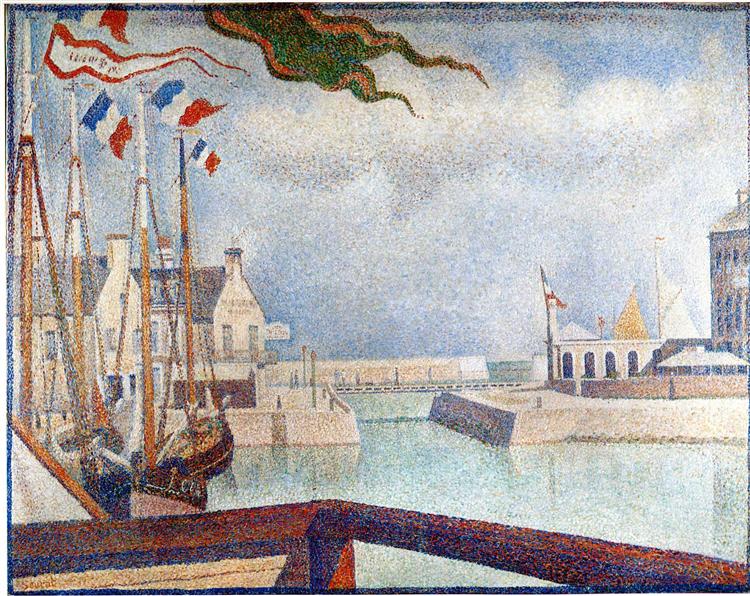 Dimanche à Port-en-Bessin-1888