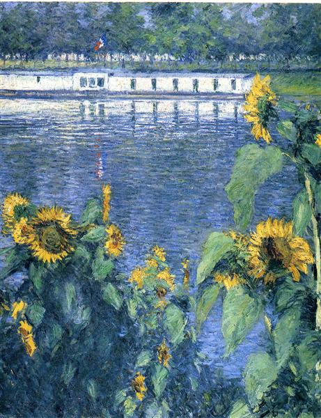 Girasoli sulle rive di Sena - 1886