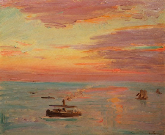 Dawn in de haven van Kobe - 1935