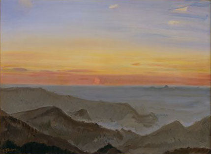 Sunrise from the top of the mountain - 1934