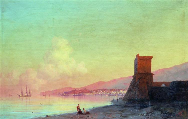 Gryning i Feodosia - 1852