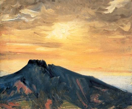 Nascer do sol sobre o Monte Goken - 1932