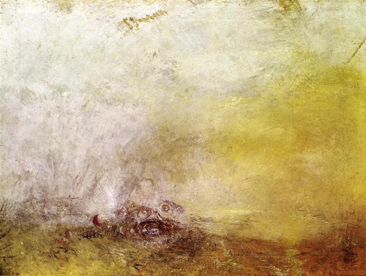 Dawn with Marine Monsters - 1845