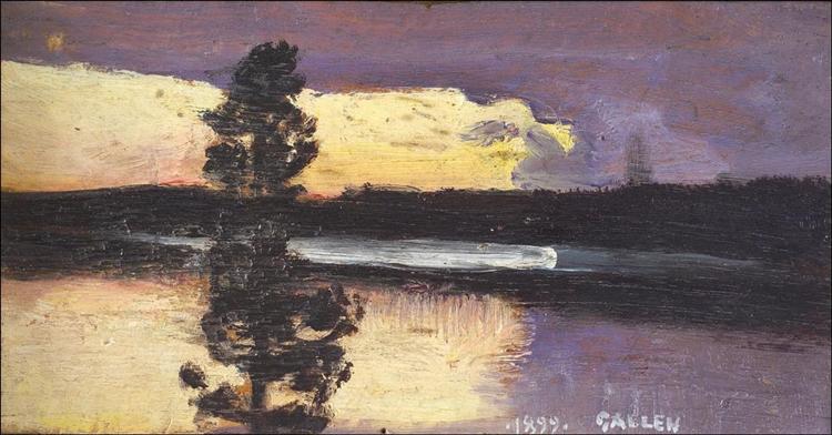 Puesta De Sol - 1899