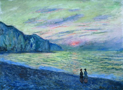 Sunset a Pourville - 1882