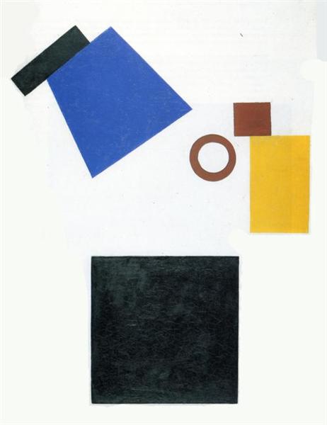 Suprematismo. Autorretrato Bidimensional - 1915