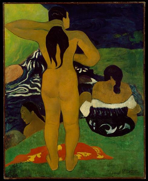 Tahitian Women Bathing - 1892