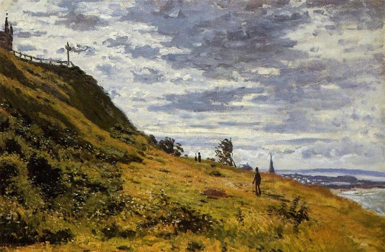 Ein Spaziergang durch die Klippen von Sainte -adesse - 1867