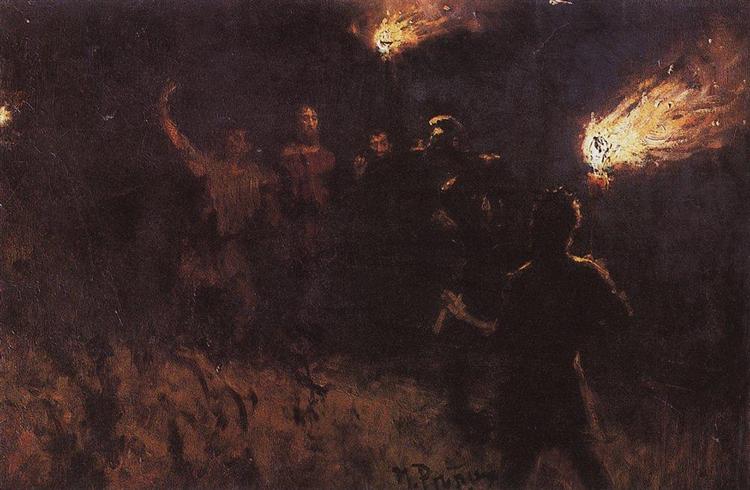 At tage Kristus i varetægt - 1886