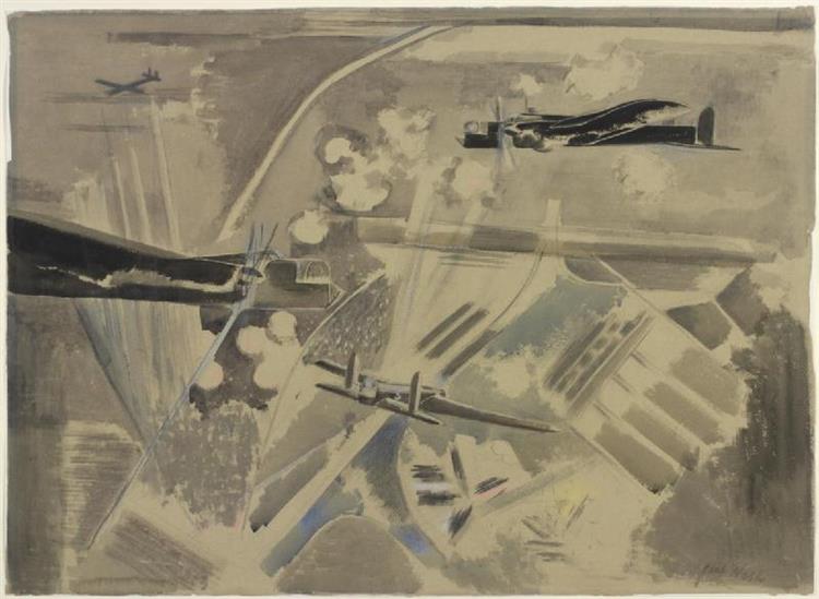 Área objetiva - Whitley Bombers sobre Berlim - 1940