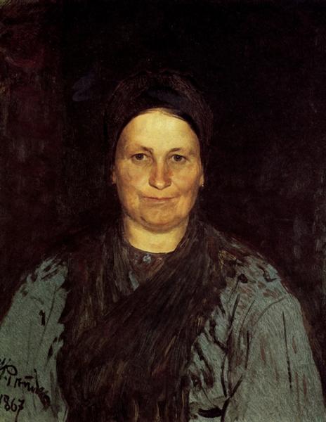 Tatyana Repina - Kunstnerens mor - 1867