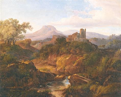 Landscape with town