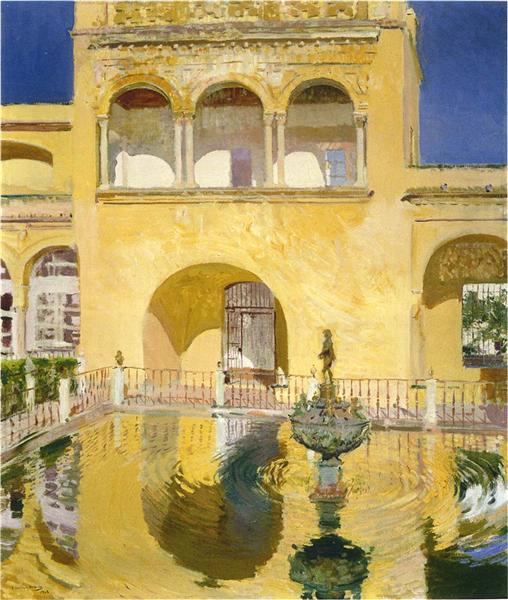 O Alcazar de Sevilla - 1908