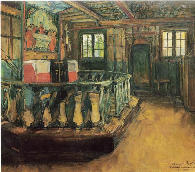 Der Altar der Uvdal Wood Church - 1909