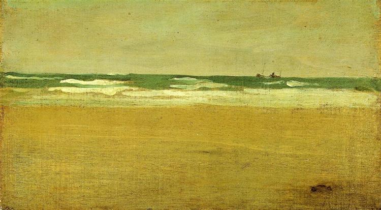 La mer en colère - 1884