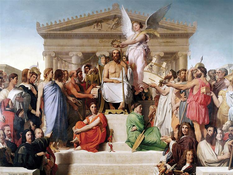 Homerin apotheosis - 1827