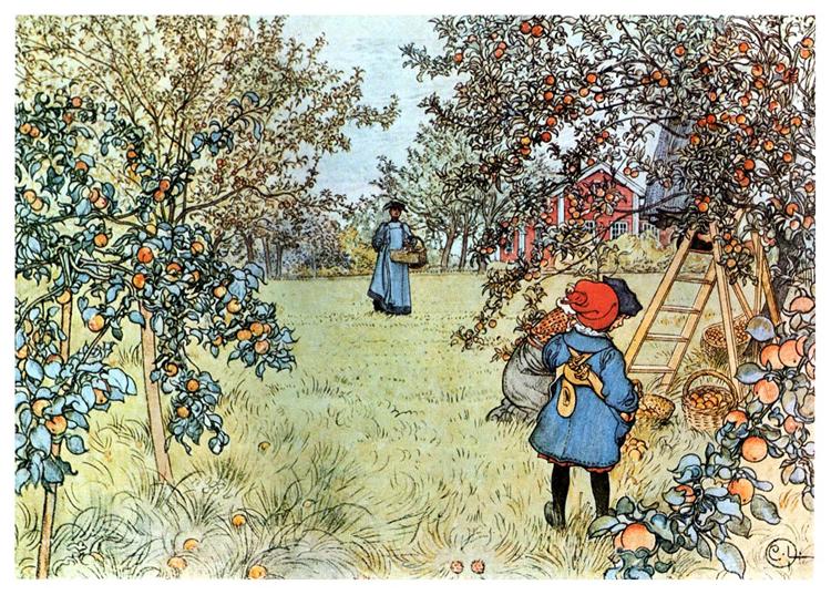 La Cosecha De Manzanas - 1903