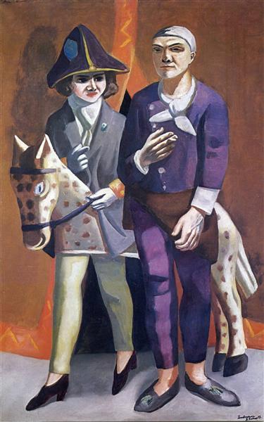 The artist and his wife - 1925