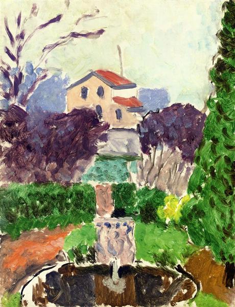 The artist's garden in Issy les Moulineaux 1918 