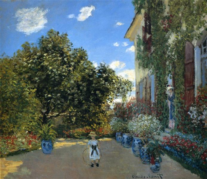 La casa dell'artista ad Argenteuil - 1873