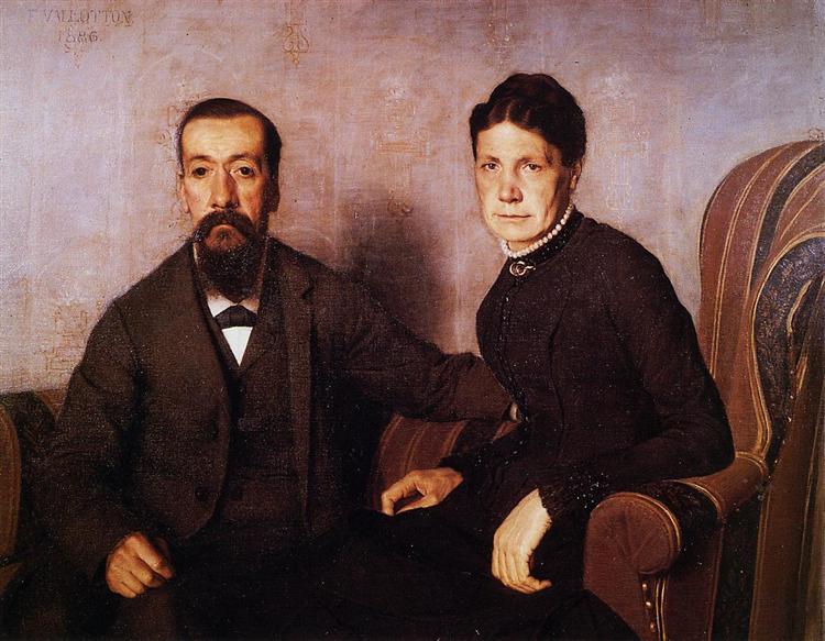 The artist's parents - 1886