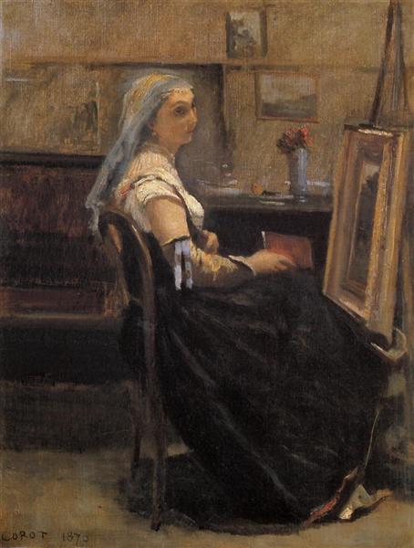 Kunstnerens studie - 1870